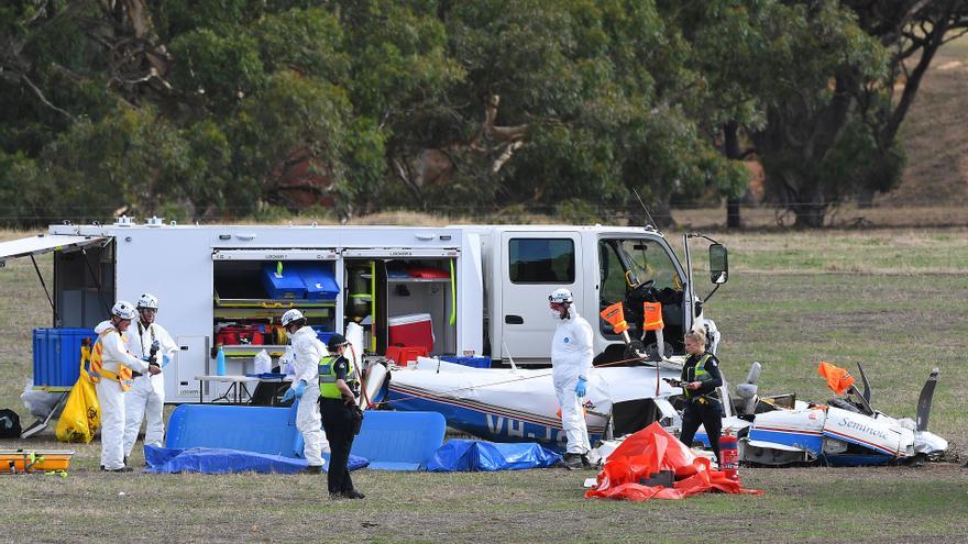 Imagen de archivo de un accidente de avioneta en Australia.