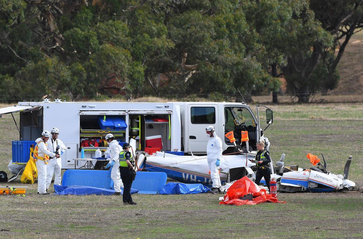 Archivo - Imagen de archivo de un accidente de avioneta.