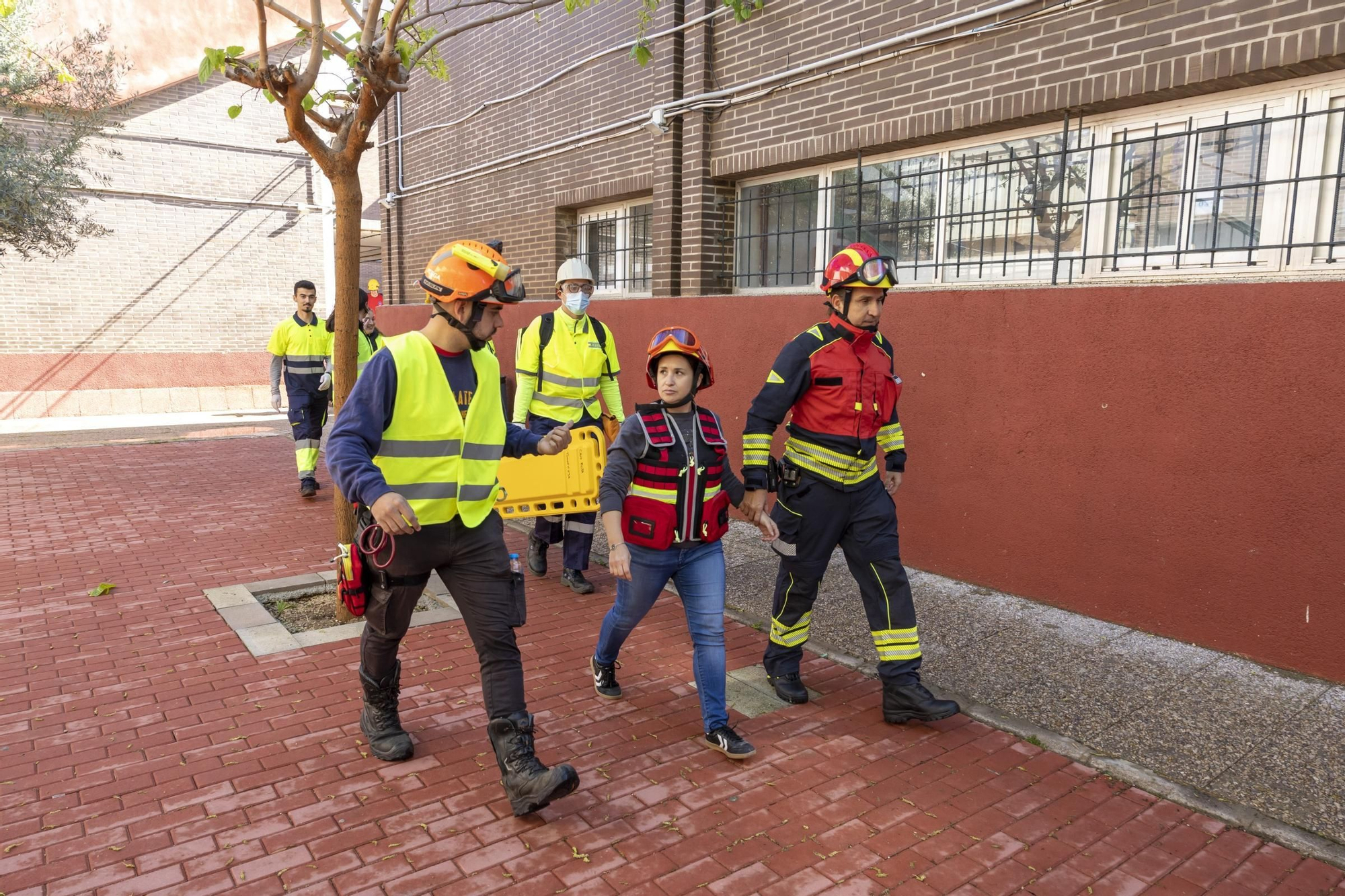 Así ha sido el simulacro de terremoto en Torrevieja coincidiendo con el aniversario del catastrófico seísmo de 1829