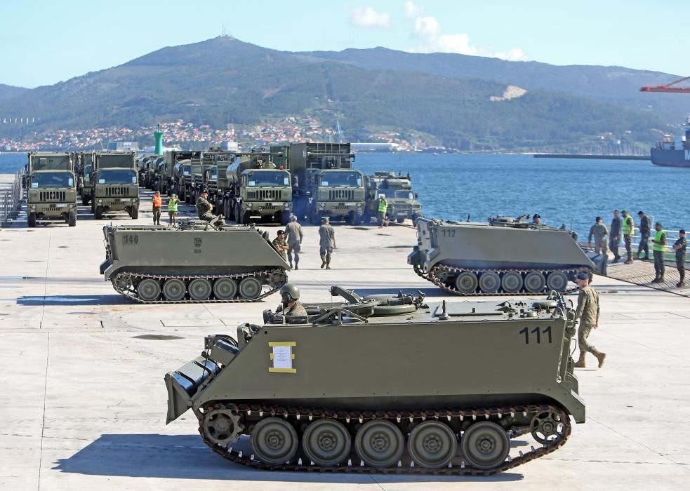 Desfile de acorazados desde Vigo rumbo al Báltico