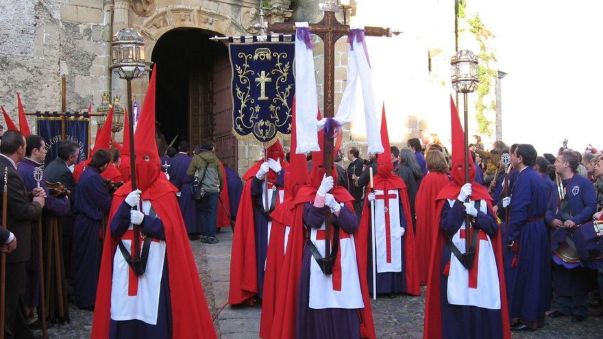 Imagen de la cruz de la toalla de la Vera Cruz. | JORGE RODRÍGUEZ VELASCO
