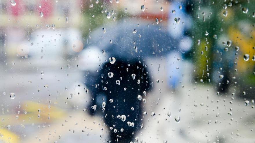 Lluvia en A Coruña el pasado fin de semana.