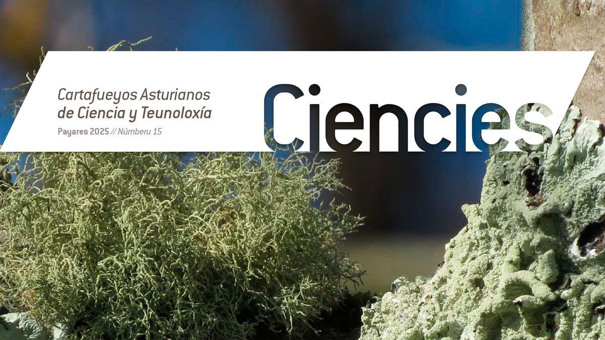 Portada del últimu númberu de la revista "Ciencies. Cartafueyos Asturianos de Ciencia y Teunoloxía"".