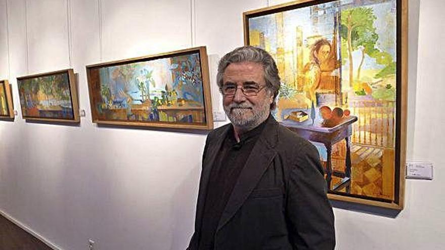 El pintor Ramon Pujolboira.