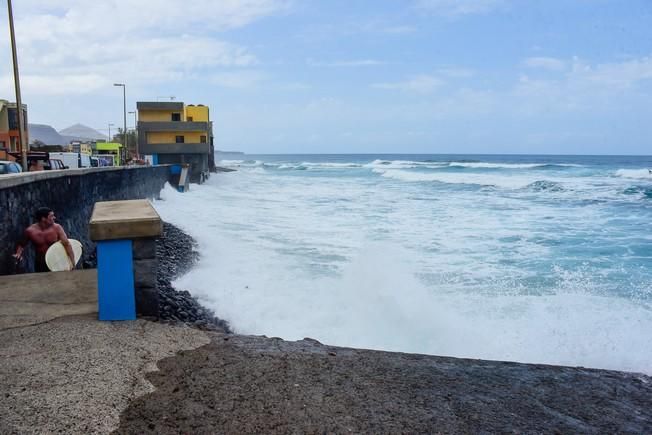 Pleamar en la zona norte de Gran Canaria