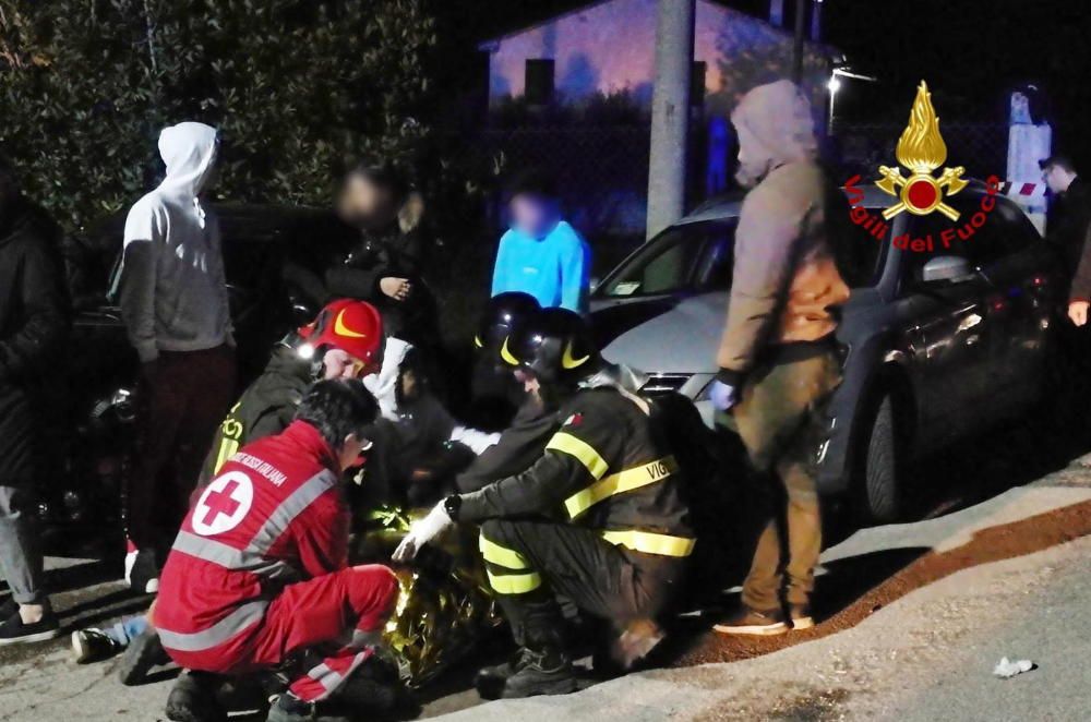 Estampida en una discoteca de Italia