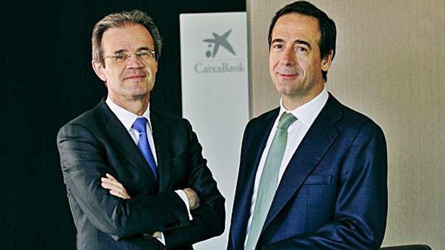 Jordi Gual i Gonzalo Gortázar, en una imatge d&#039;arxiu.