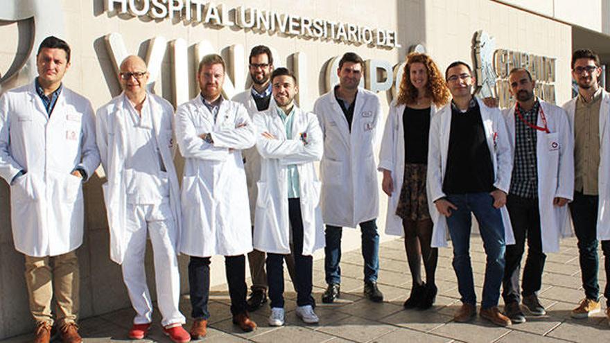 Equipo de cirujanos que componen el servicio de Cirugía Ortopédica y Traumatología del Hospital Universitario del Vinalopó.