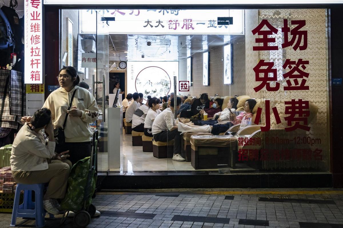 Mercado de Jiuxia en Shenzhen, China