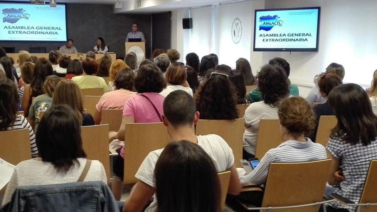 Una asamblea de profesionales de área.