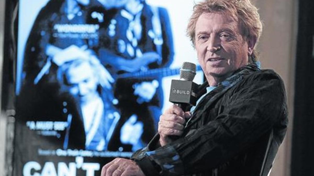 Andy Summers responde a la prensa en la presentación del documental, el pasado miércoles, en Nueva York.