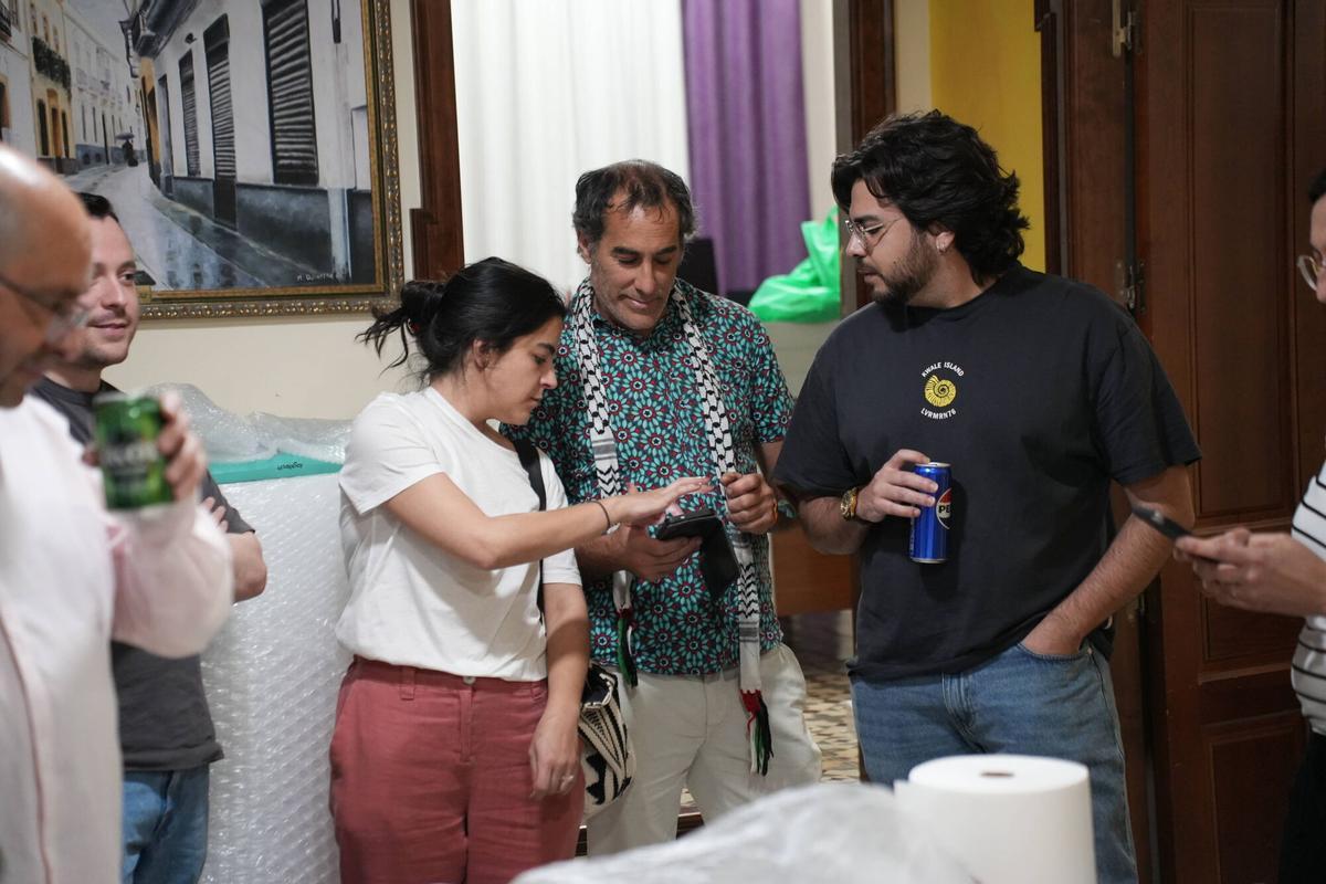 La noche electoral en la sede de Por Andalucía, en imágenes La noche electoral en la sede de Por Andalucía, en imágenes