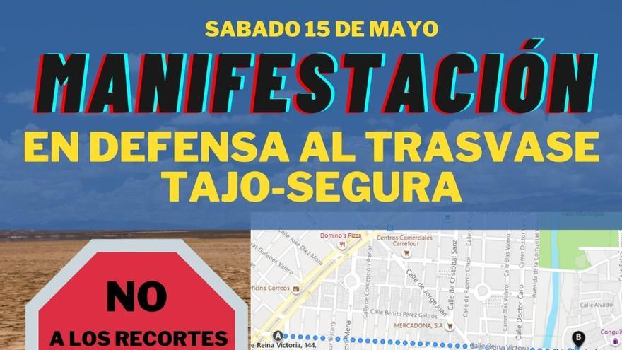 Cartel de la protesta del sábado en Elche