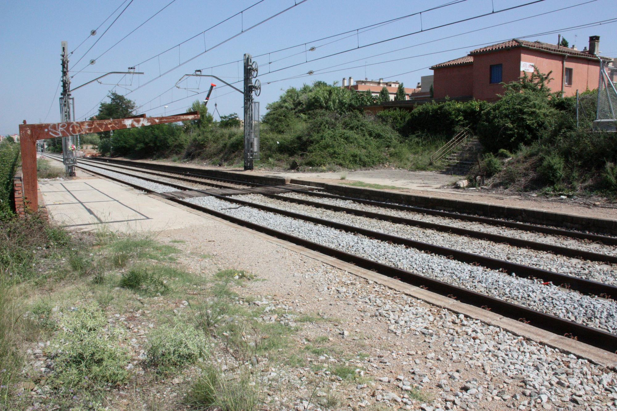 Antiguo apeadero de Castellarnau en Sabadell