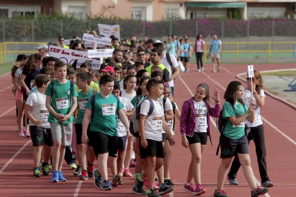 Competición escolar de Atletismo en Cartagena