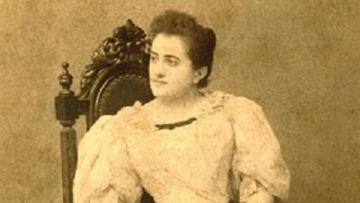 Clotilde Cerdà, en una foto incluida en la exposición que le dedica el Palau Robert