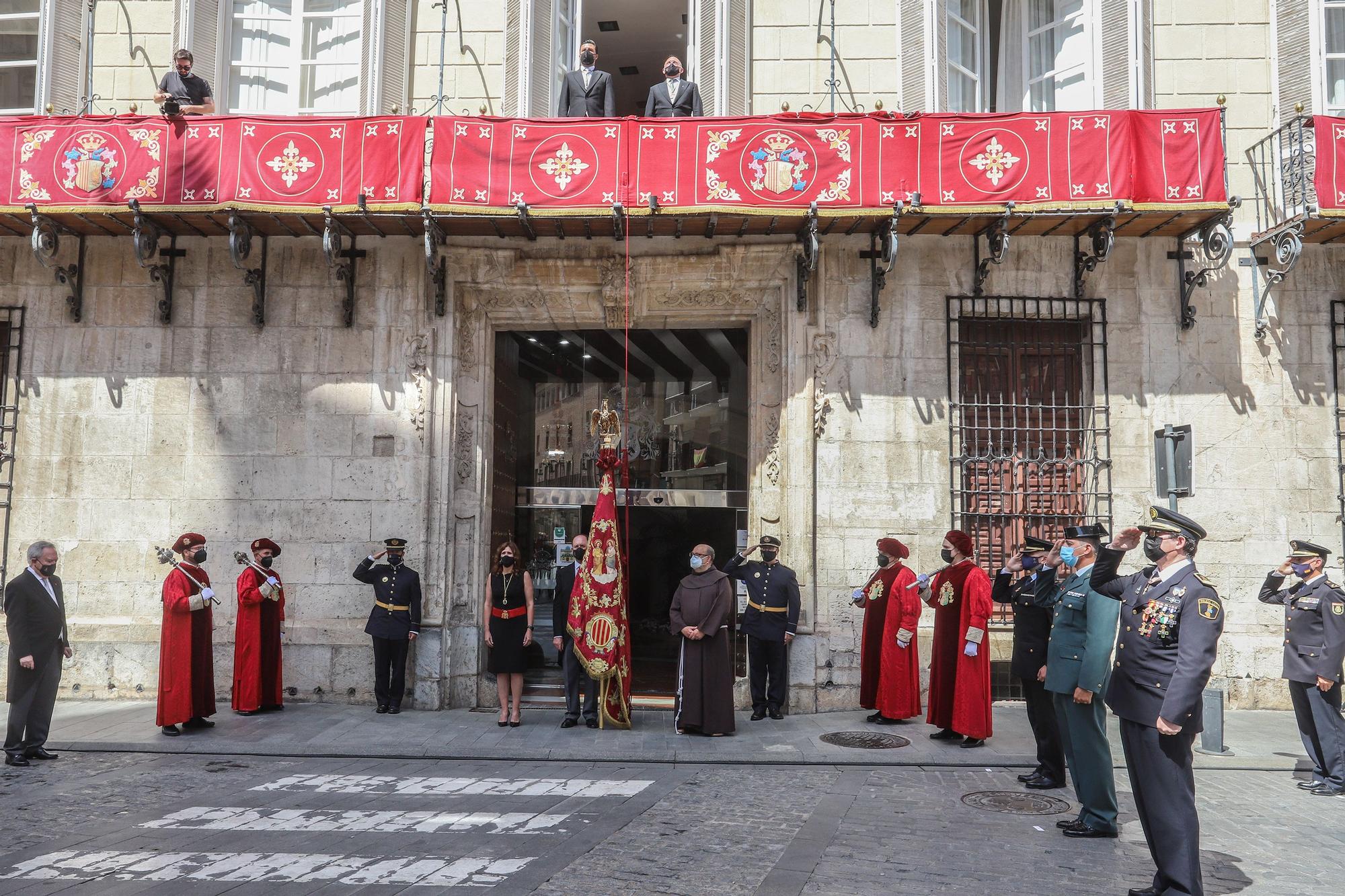 779 Aniversario de La Reconquista de Orihuela con la celebración institucional e histórica sin público por el covid