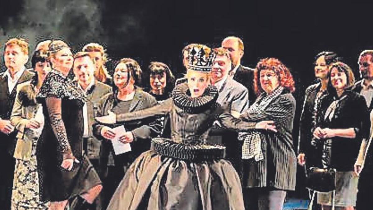 Escena de Macbeth