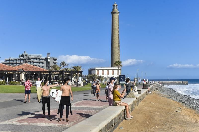 La ola del Faro de Maspalomas