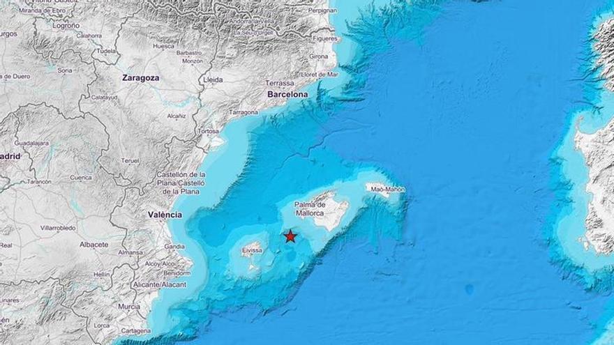 Terremoto entre Mallorca e Ibiza: el IGN rectifica horas después y sitúa el epicentro frente a Cataluña