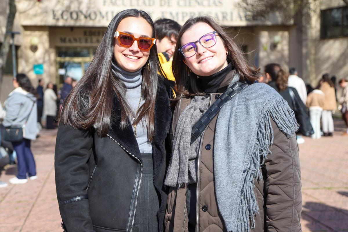 Clara Pérez Callero y Marta Calderón, aspirantes a MIR.