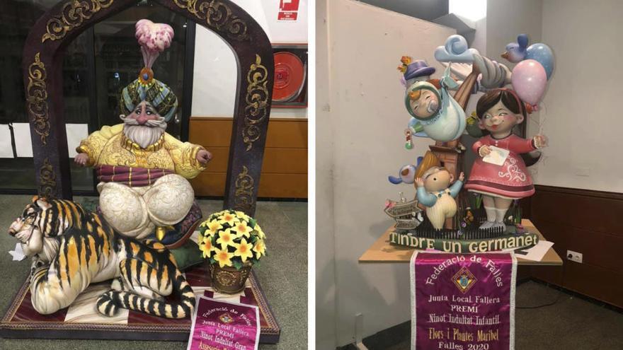 Portal y Prado se llevan el premio del Ninot Indultat de las Fallas de Tavernes