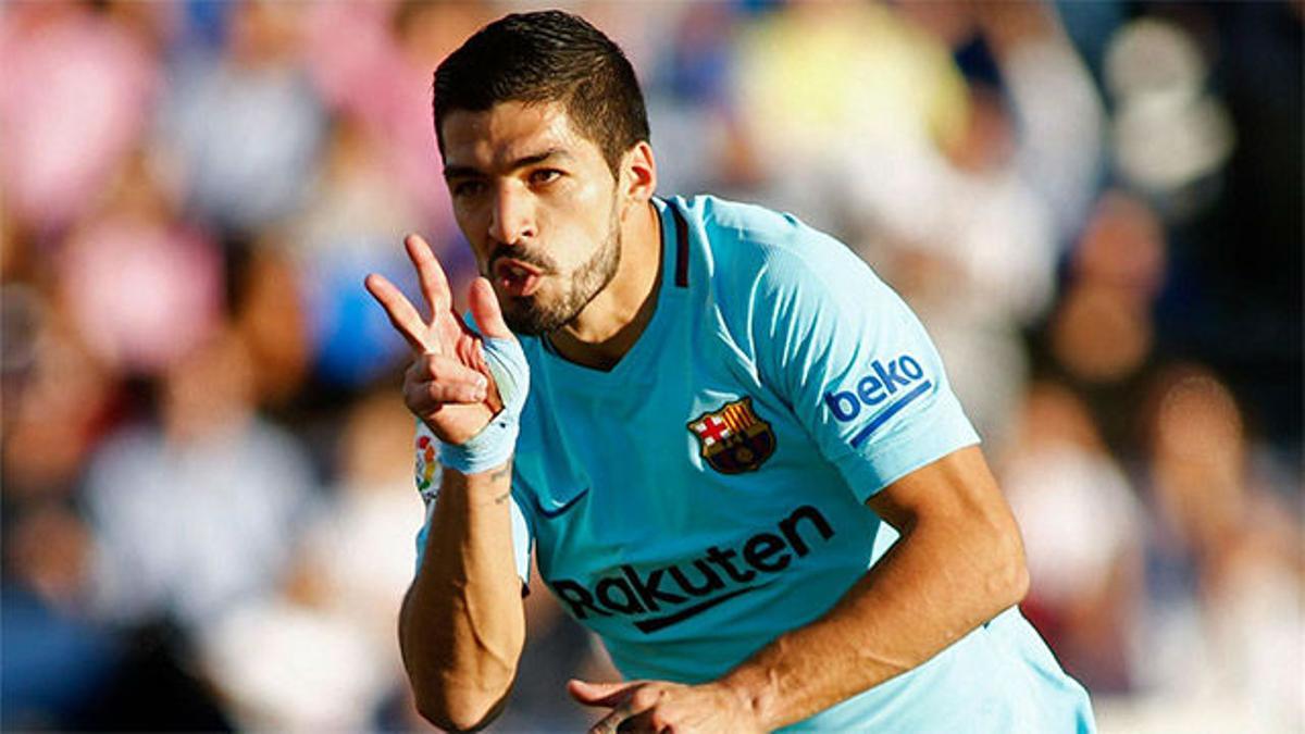 LALIGA | Leganés - FC Barcelona (0-3): Luis Suárez rompió su mala racha ante el Leganés