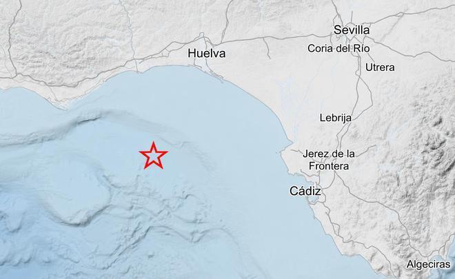 Nuevo terremoto en Andalucía: un seísmo de 2,5 sacude el Golfo de Cádiz