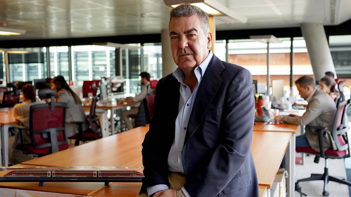 Carlos Bertomeu, en la sede de IRYO en Madrid