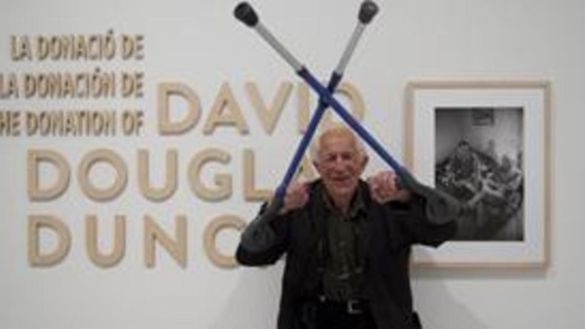 David Douglas Duncan, hoy en el Museu Picasso.