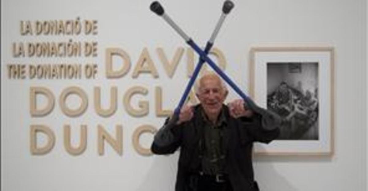 David Douglas Duncan, hoy en el Museu Picasso.