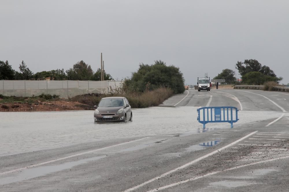 Lluvias en la rambla del Albujón