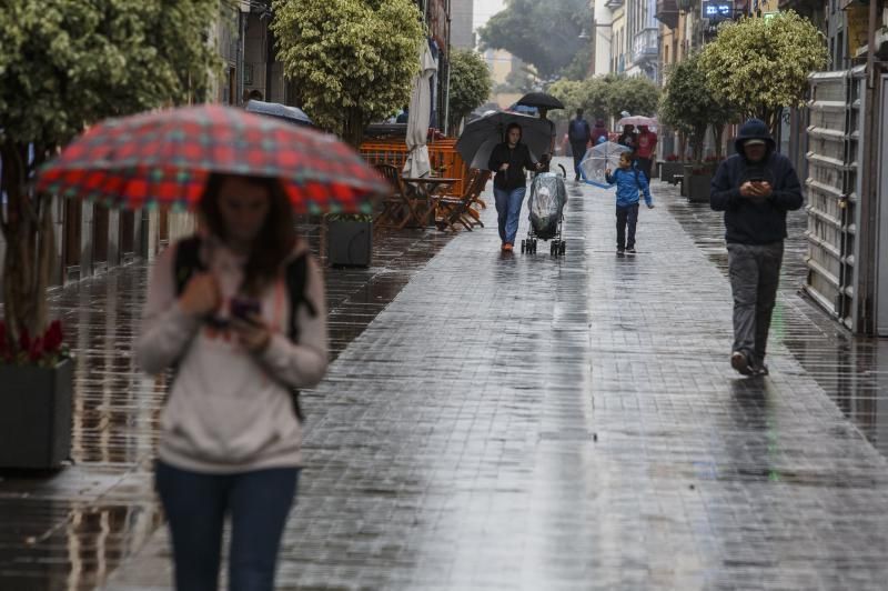 Primeras lluvias otoñales en La Laguna