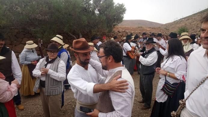 Asier Antona en las fiestas en honor a la Virgen de La Peña, en Fuerteventura