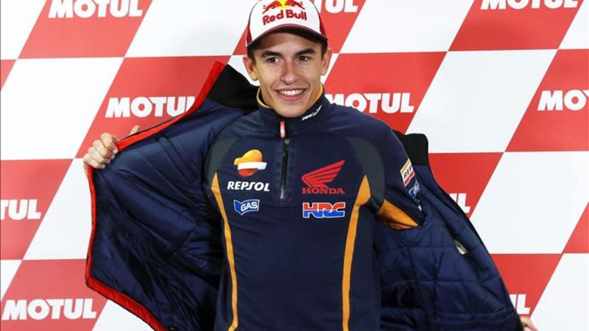 Marc Márquez en el circuito de Motegi, Japón