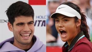 Alcaraz y Raducanu se hacen pareja para el US Open