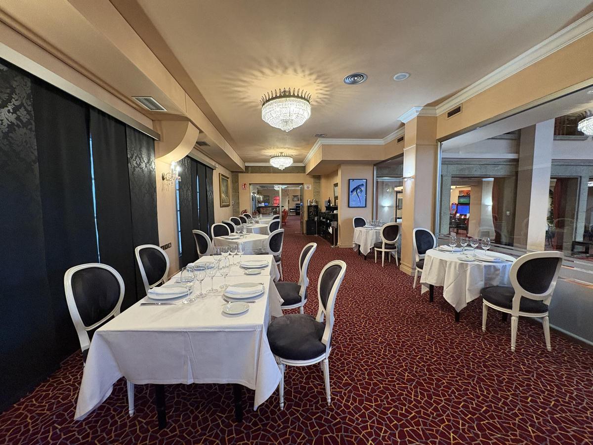 El restaurante de Casino La Toja.