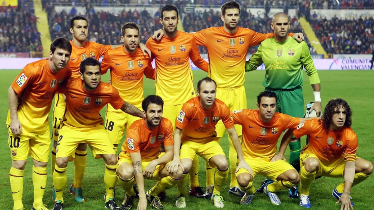 El 25 de noviembre de 2012, tras la lesión de Dani Alves, entró Montoya y el Barça  jugó con 11 canteranos contra el Levante