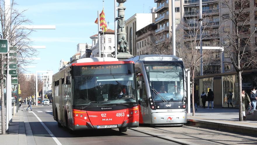 La solución en el tranvía de Zaragoza no despeja el conflicto del autobús