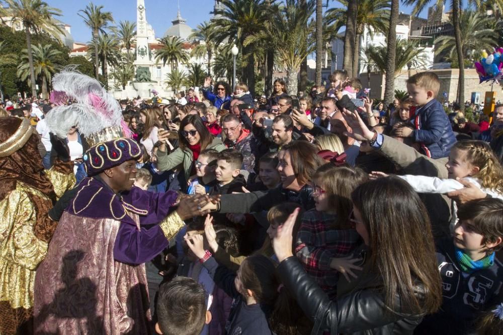 Los Reyes Magos desembarcan en Cartagena