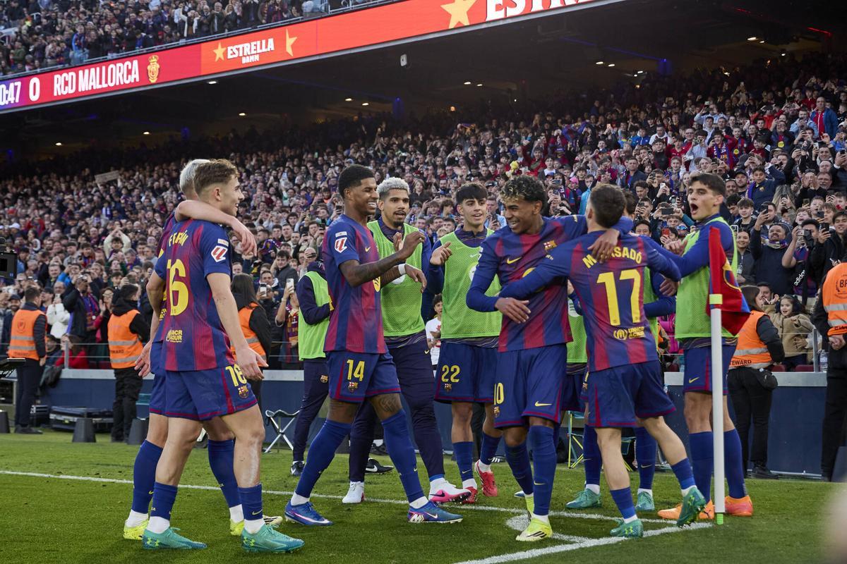 La felicidad se instala en el vestuario azulgrana