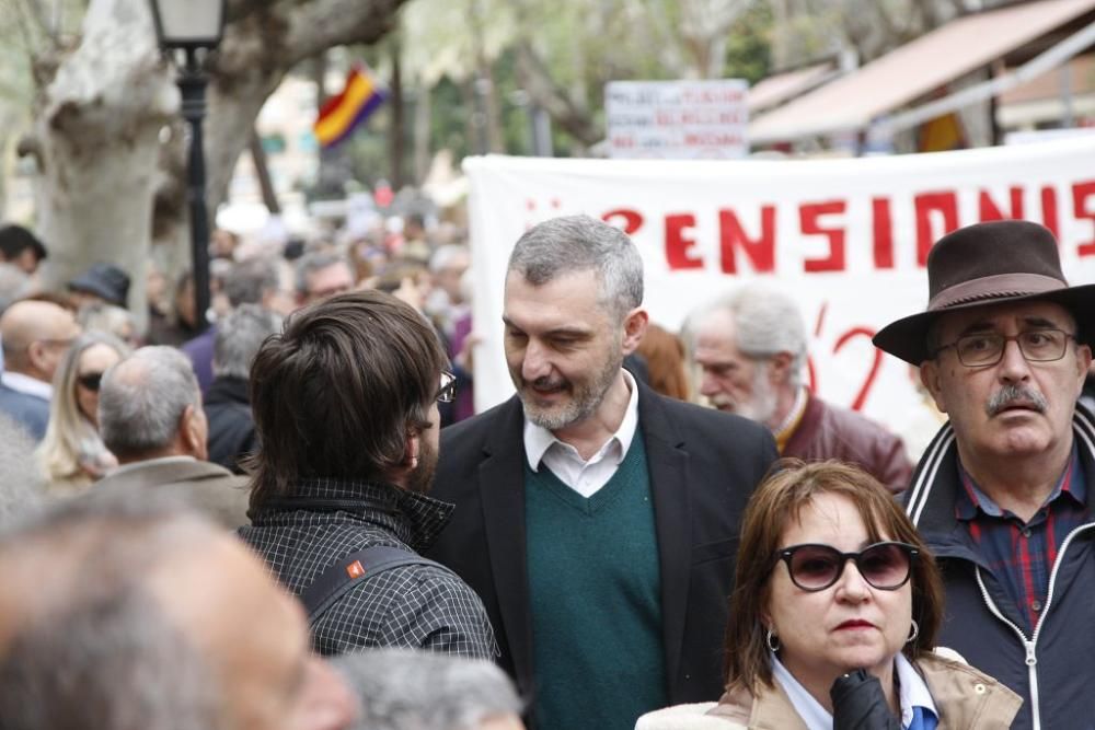 Manifestación por unas pensiones dignas en Murcia