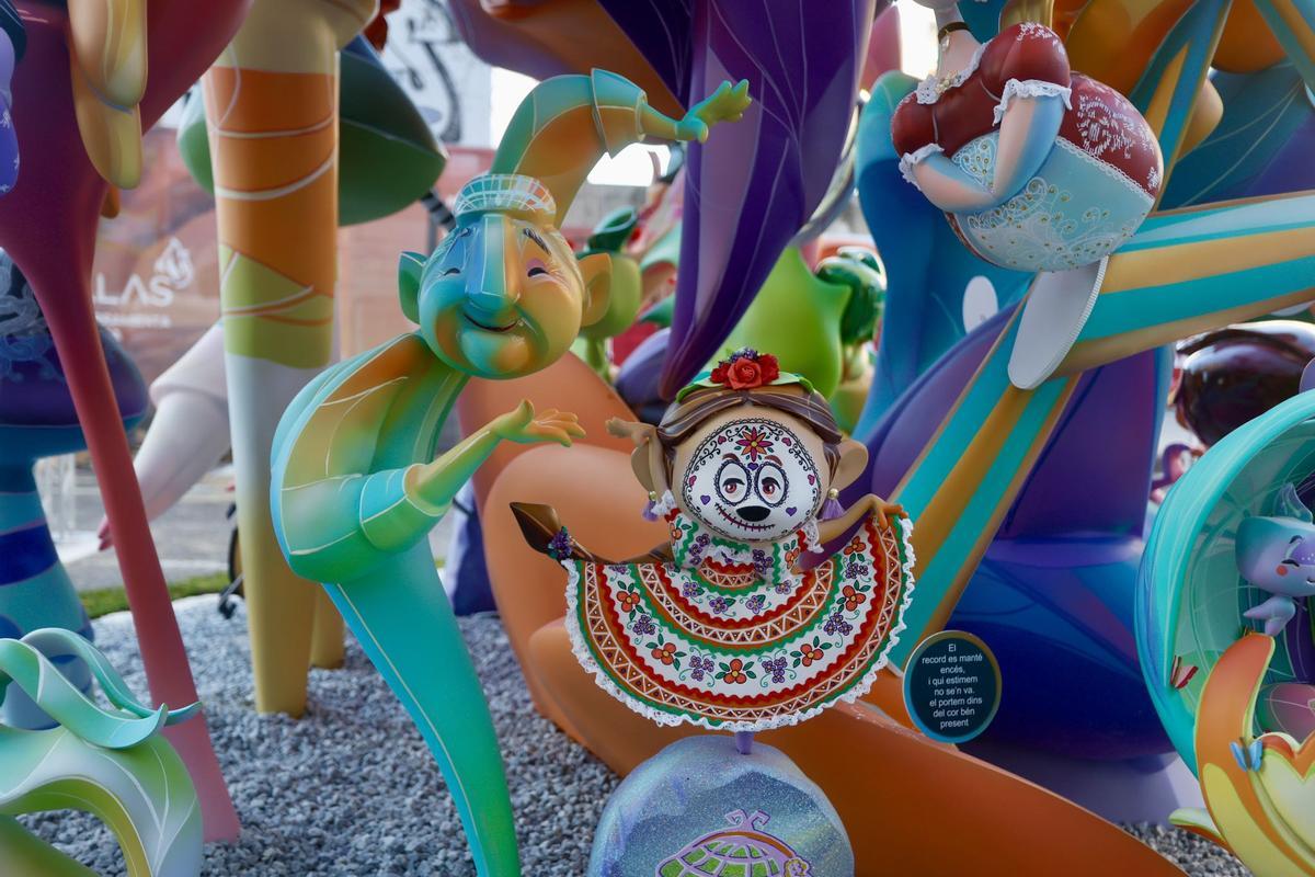 Una falla con Alma: el monumento con el que Exposición-Micer Mascó quiere alcanzar la gloria en Infantil