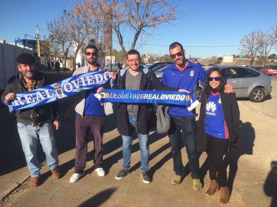 El oviedismo no dejó solo al equipo en su partido frente al Sevilla Atlético