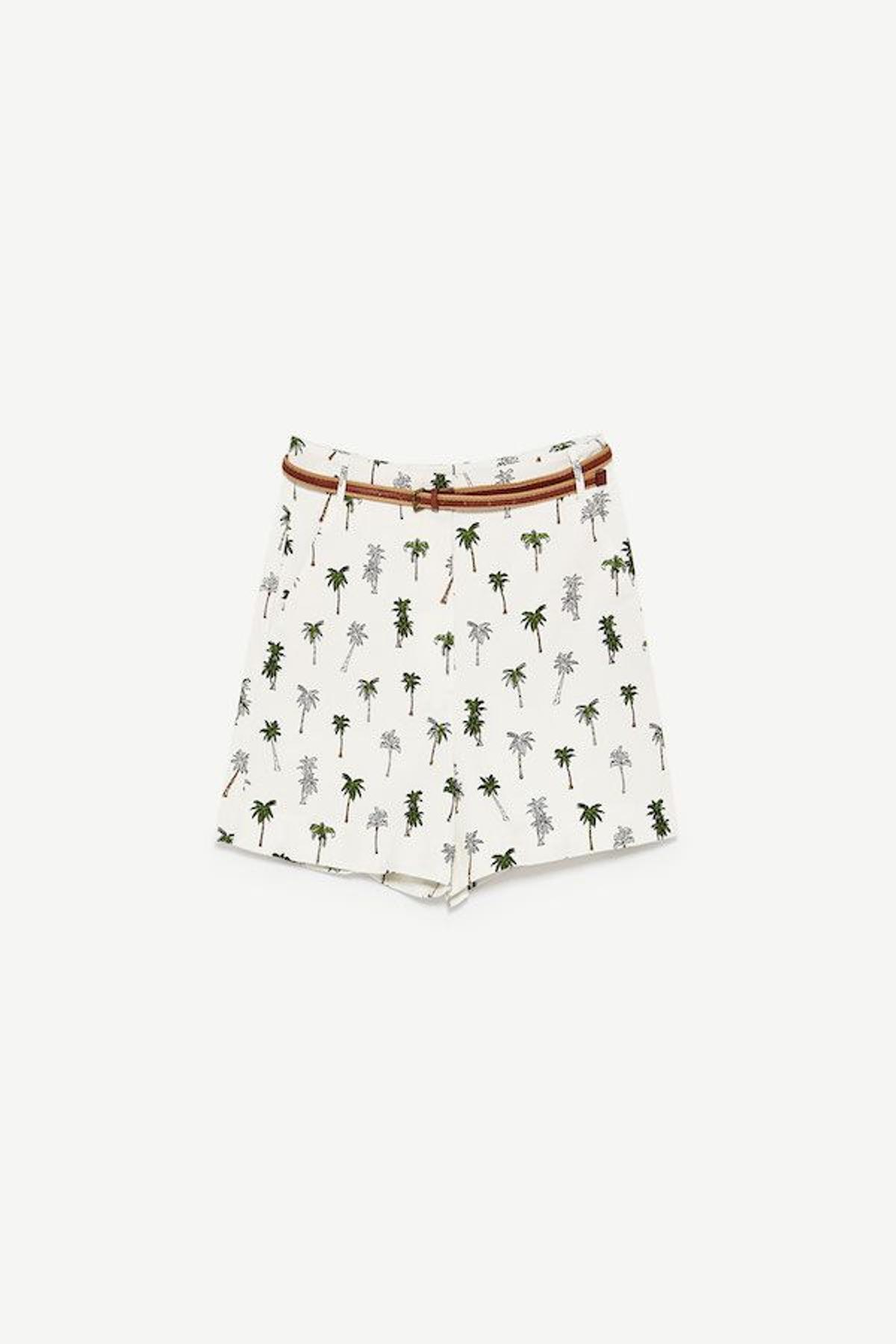 Bermudas estampadas, de Zara