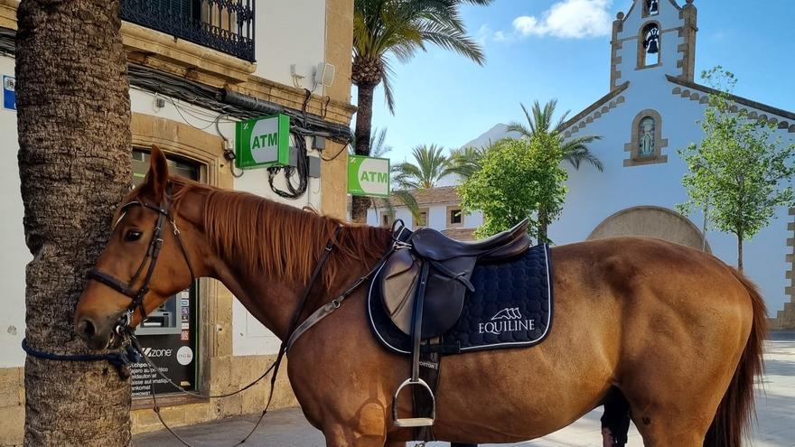 Movilidad urbana al trote en Xàbia: A caballo por el centro histórico