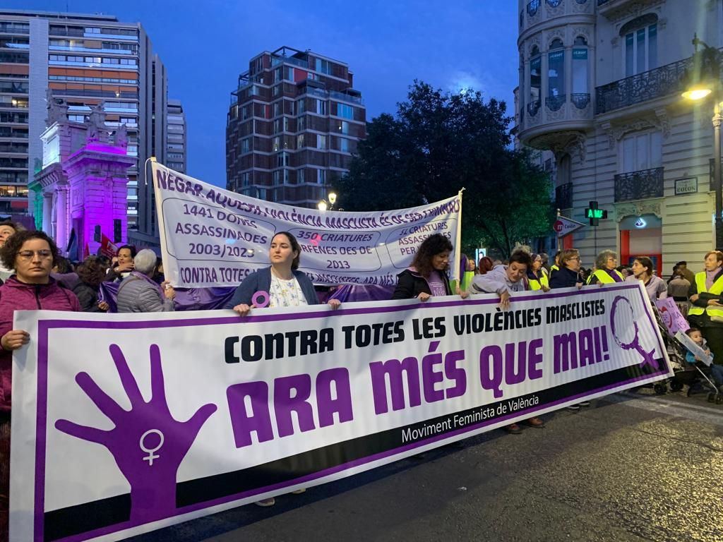 València clama contra la violencia machista