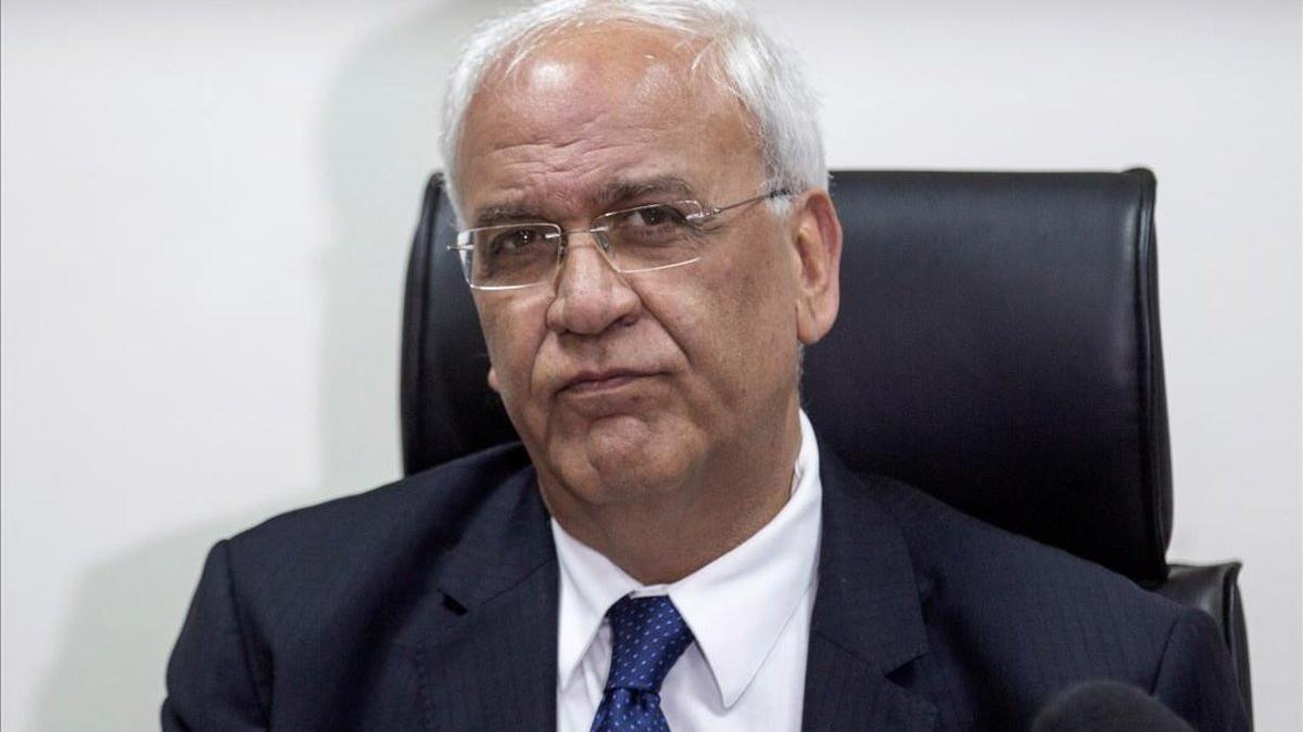 El secretario general de la Organización para la Liberación de Palestina (OLP), Saeb Erekat.