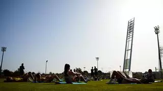 La selección se entrena en Las Rozas antes de la Euro Femenina