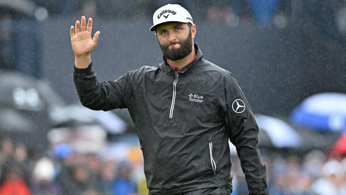Jon Rahm, durante la última jornada del British Open